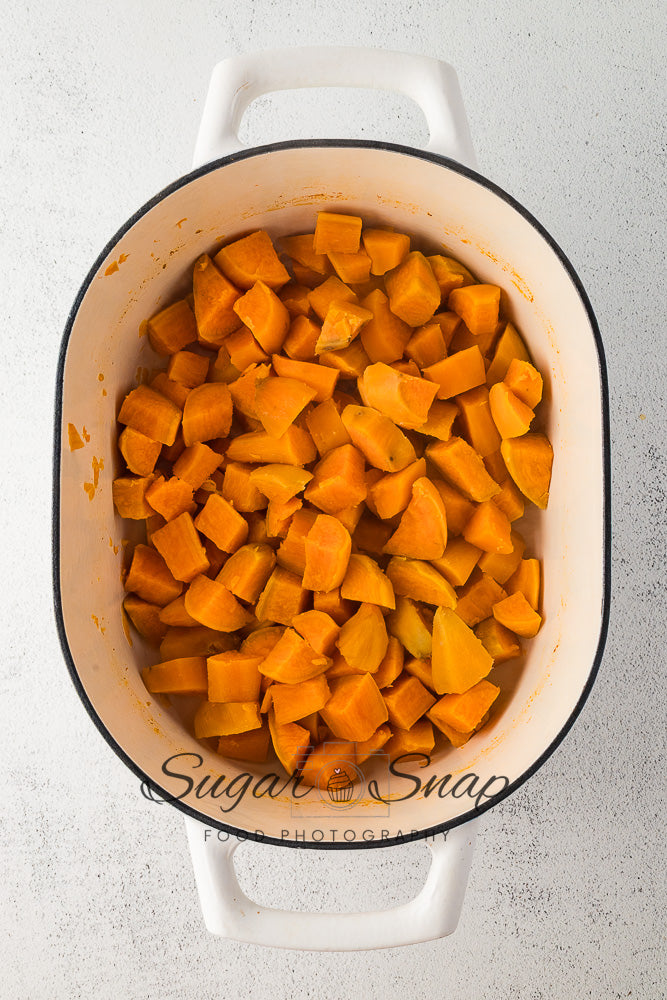 Maple Browned Butter Mashed Sweet Potatoes