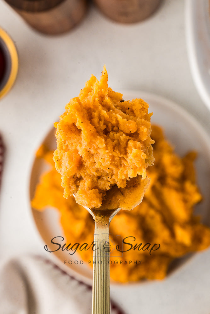 Maple Browned Butter Mashed Sweet Potatoes