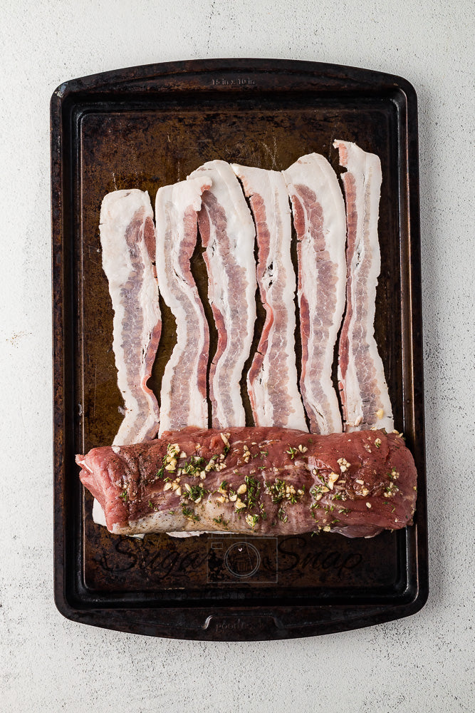 Maple Bacon Wrapped Pork Tenderloin