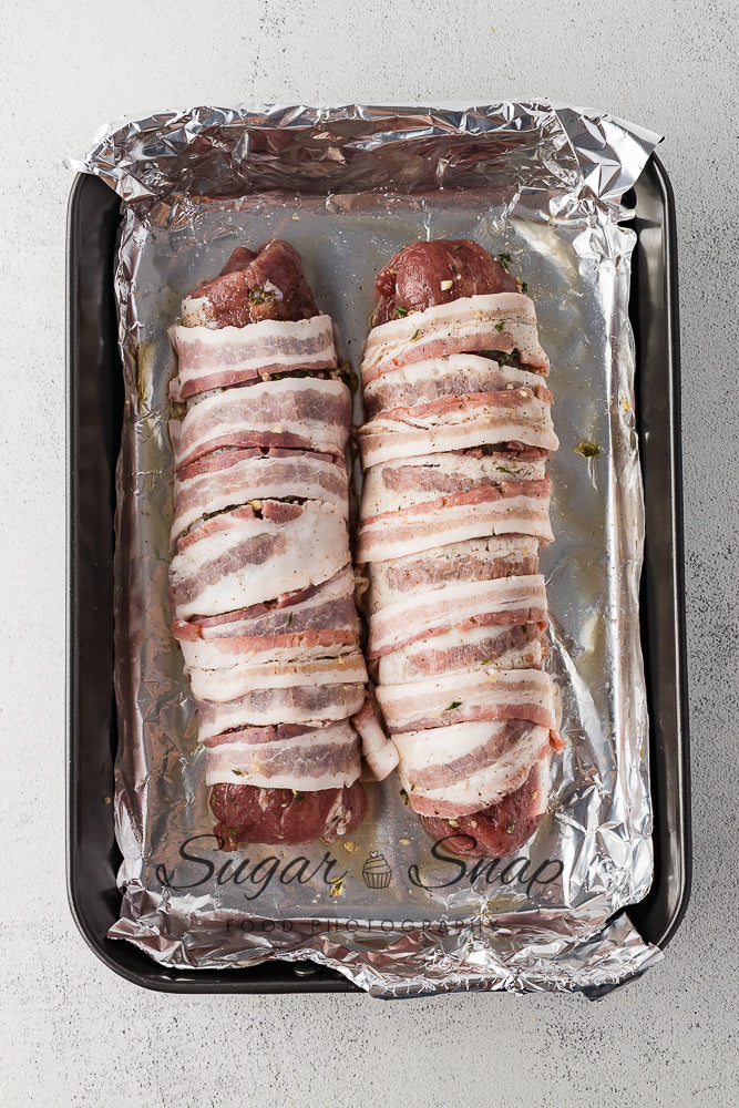 Maple Bacon Wrapped Pork Tenderloin