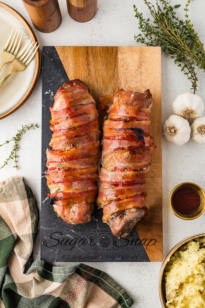 Maple Bacon Wrapped Pork Tenderloin