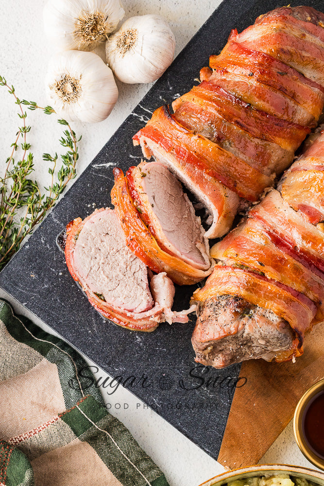 Maple Bacon Wrapped Pork Tenderloin