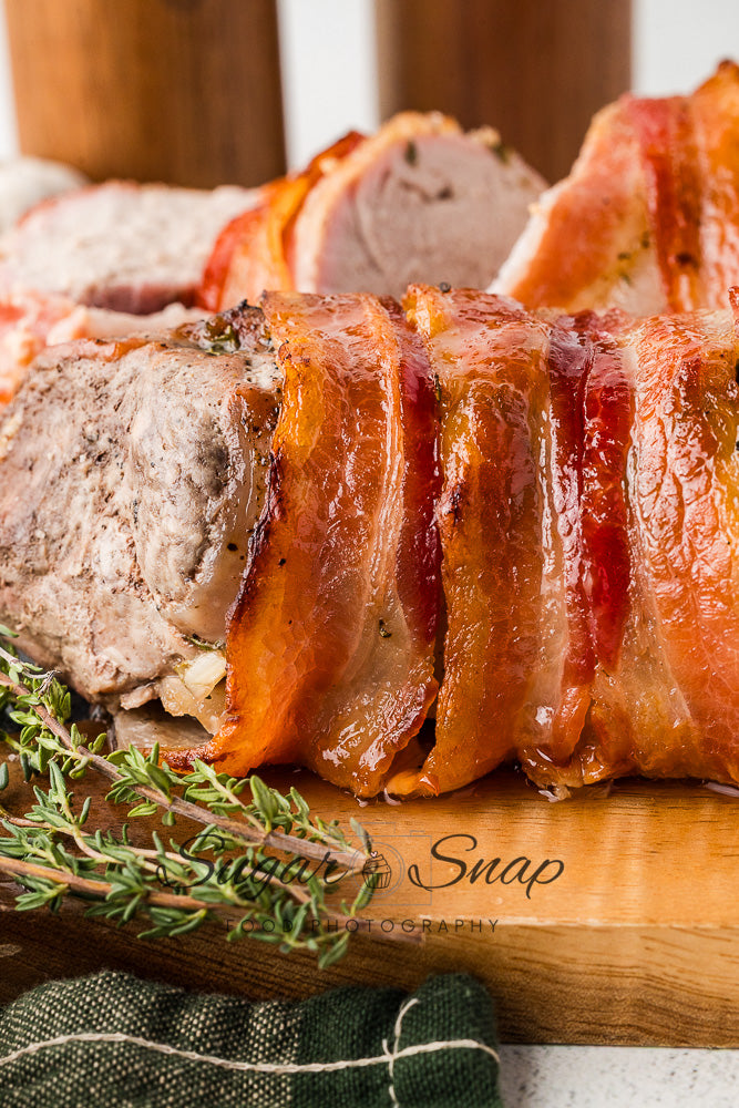 Maple Bacon Wrapped Pork Tenderloin