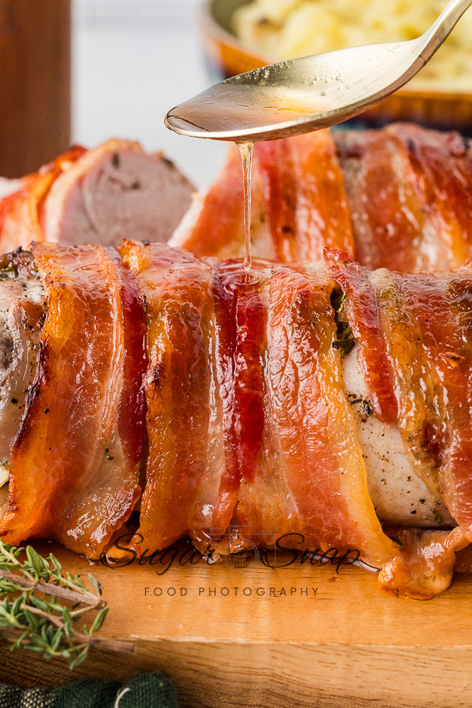 Maple Bacon Wrapped Pork Tenderloin