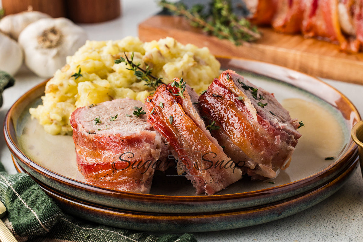 Maple Bacon Wrapped Pork Tenderloin