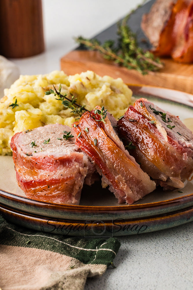 Maple Bacon Wrapped Pork Tenderloin