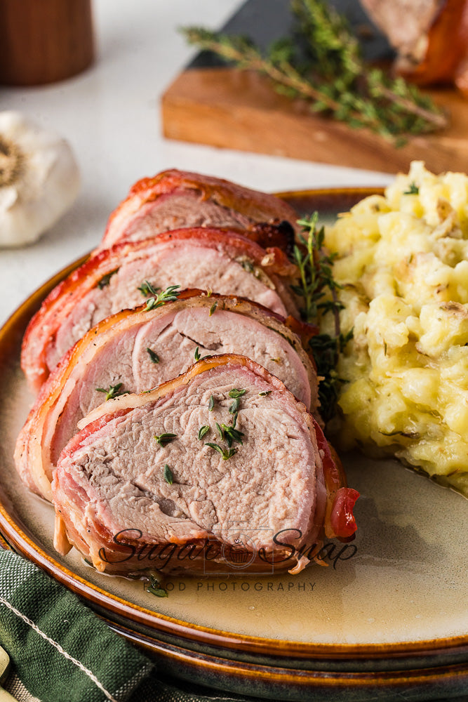 Maple Bacon Wrapped Pork Tenderloin