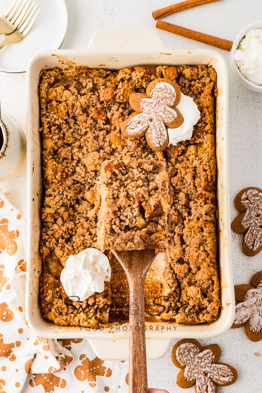 Gingerbread Brioche French Toast Casserole