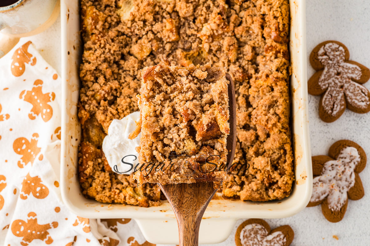 Gingerbread Brioche French Toast Casserole