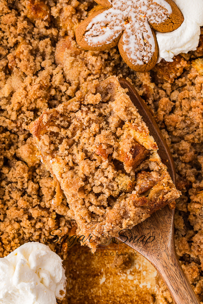 Gingerbread Brioche French Toast Casserole