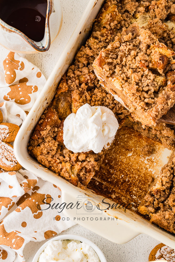 Gingerbread Brioche French Toast Casserole