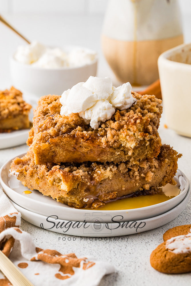 Gingerbread Brioche French Toast Casserole