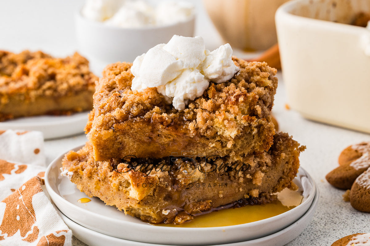 Gingerbread Brioche French Toast Casserole