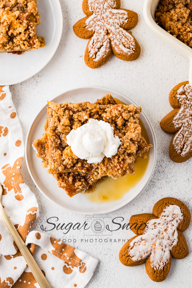 Gingerbread Brioche French Toast Casserole