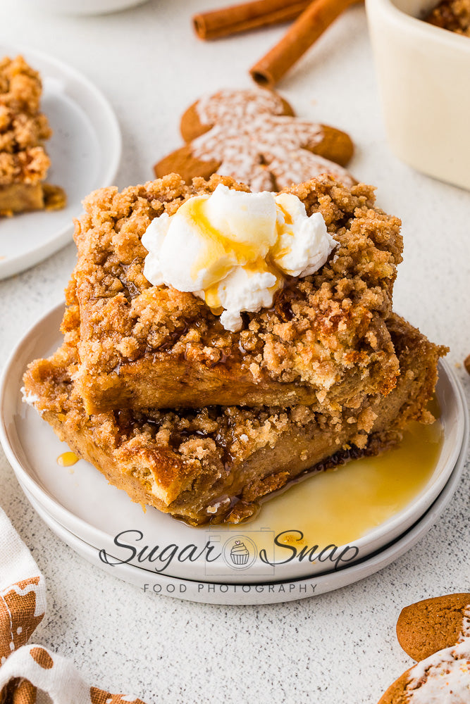 Gingerbread Brioche French Toast Casserole