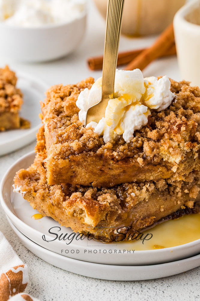 Gingerbread Brioche French Toast Casserole