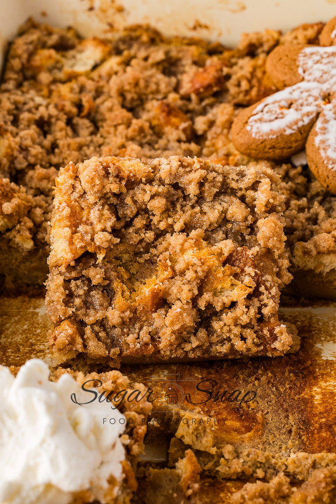Gingerbread Brioche French Toast Casserole