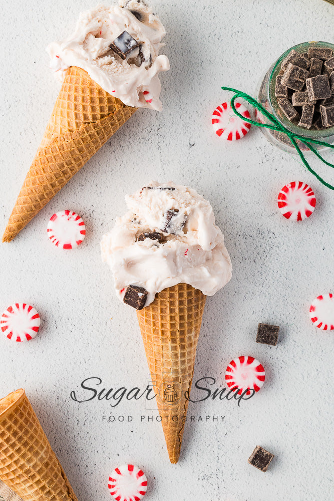 Peppermint Chocolate Chunk Ice Cream