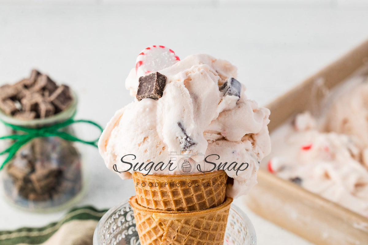 Peppermint Chocolate Chunk Ice Cream