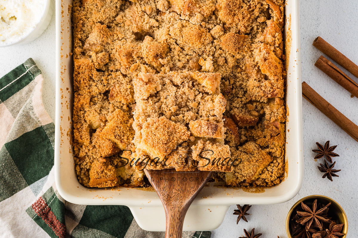 Brioche Eggnog French Toast Casserole