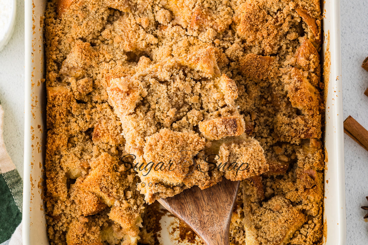 Brioche Eggnog French Toast Casserole