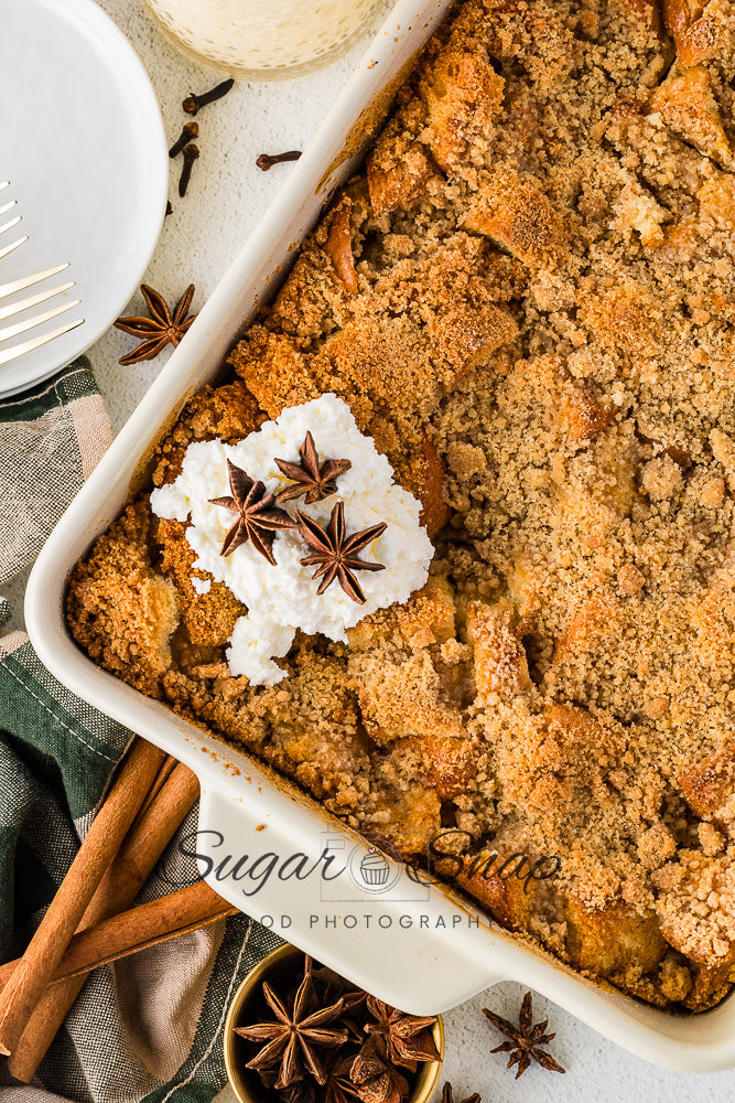 Brioche Eggnog French Toast Casserole