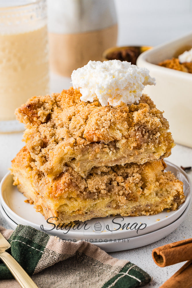 Brioche Eggnog French Toast Casserole