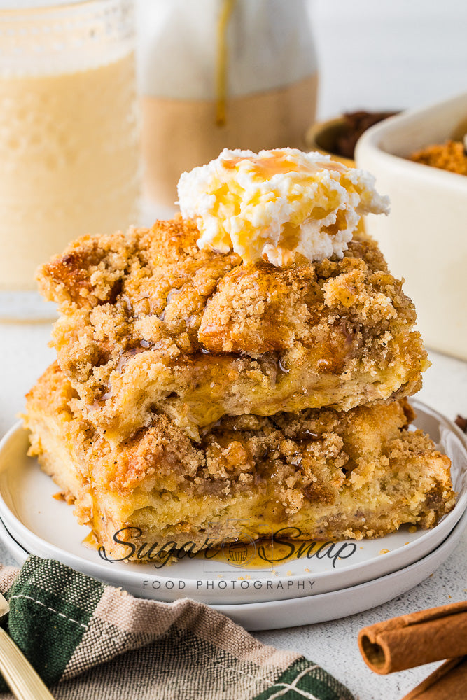 Brioche Eggnog French Toast Casserole