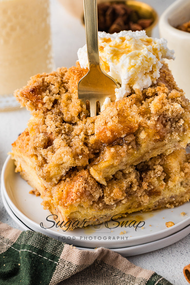 Brioche Eggnog French Toast Casserole