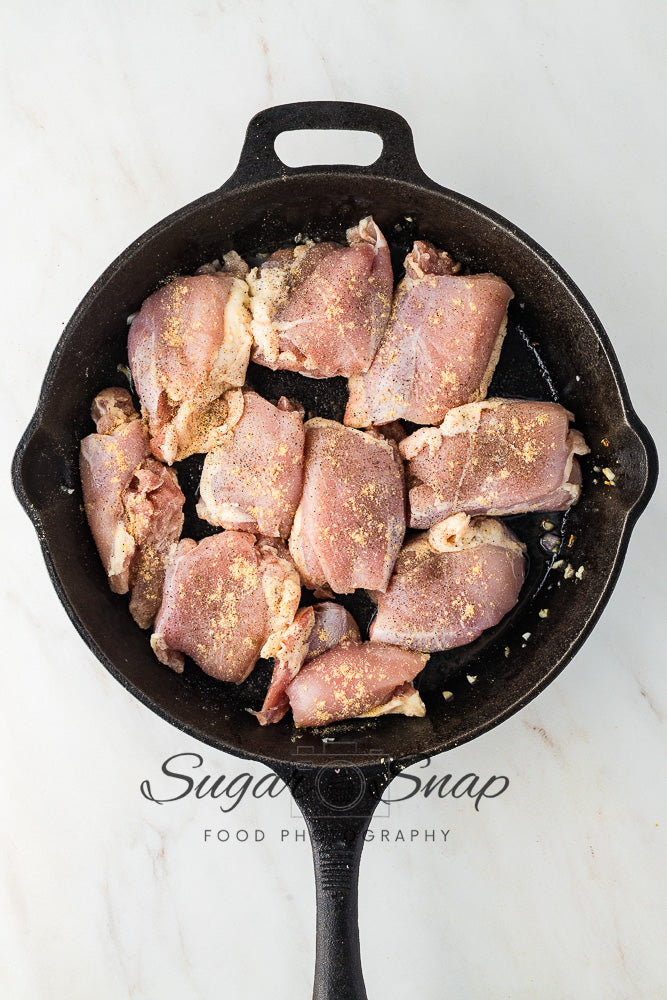 Honey Mustard Chicken Thigh Skillet