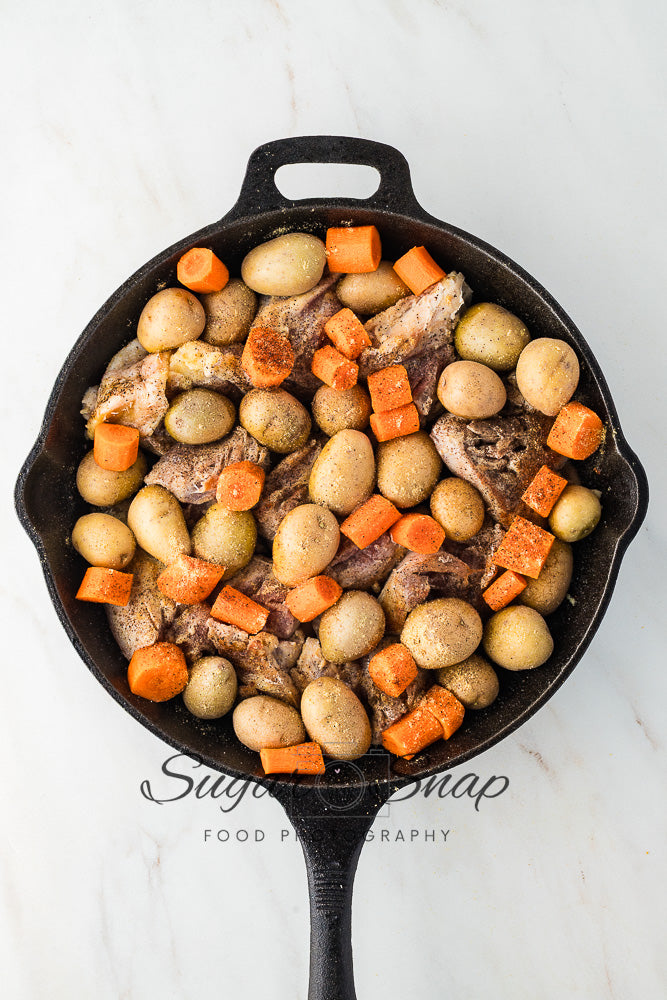 Honey Mustard Chicken Thigh Skillet