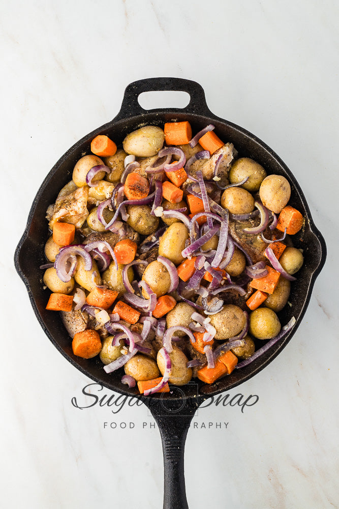 Honey Mustard Chicken Thigh Skillet