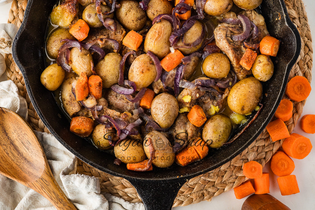 Honey Mustard Chicken Thigh Skillet