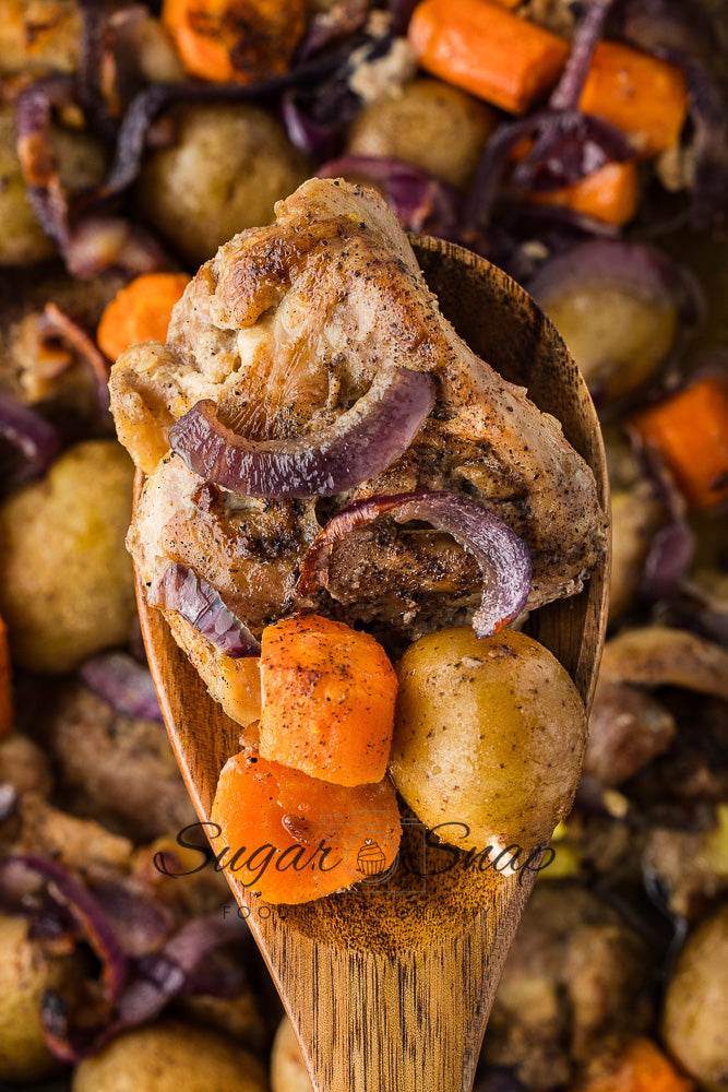 Honey Mustard Chicken Thigh Skillet