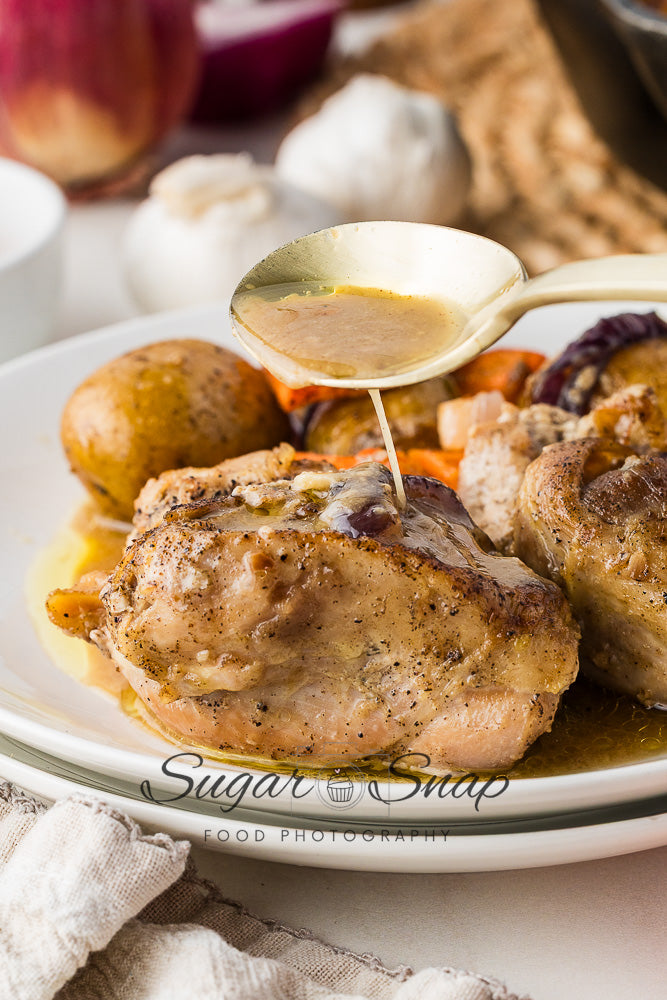 Honey Mustard Chicken Thigh Skillet