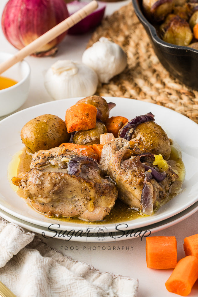 Honey Mustard Chicken Thigh Skillet