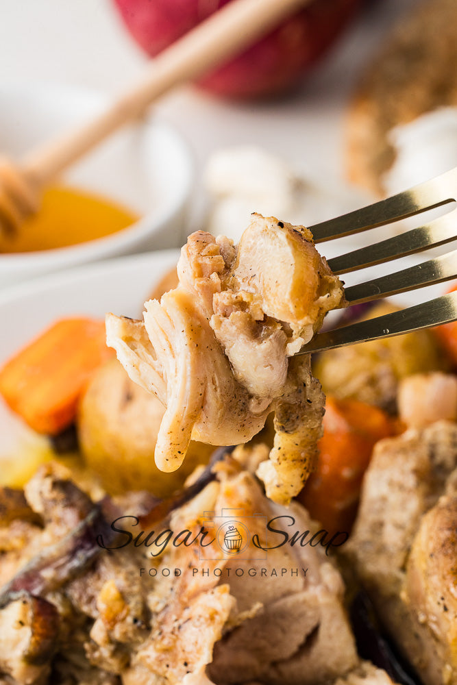 Honey Mustard Chicken Thigh Skillet