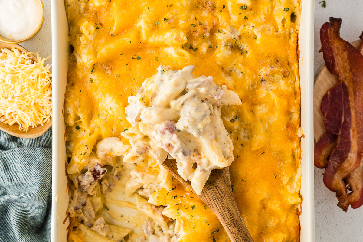 Chicken Bacon Ranch Casserole