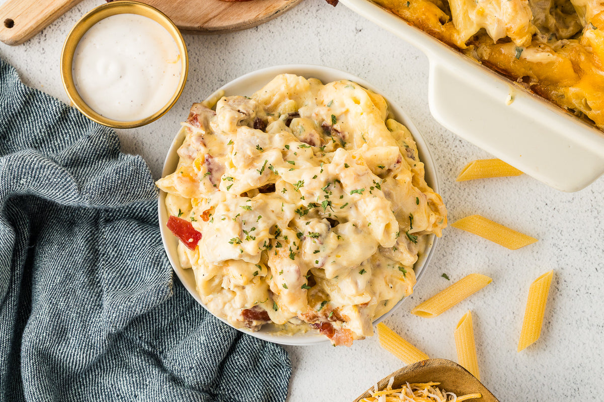 Chicken Bacon Ranch Casserole
