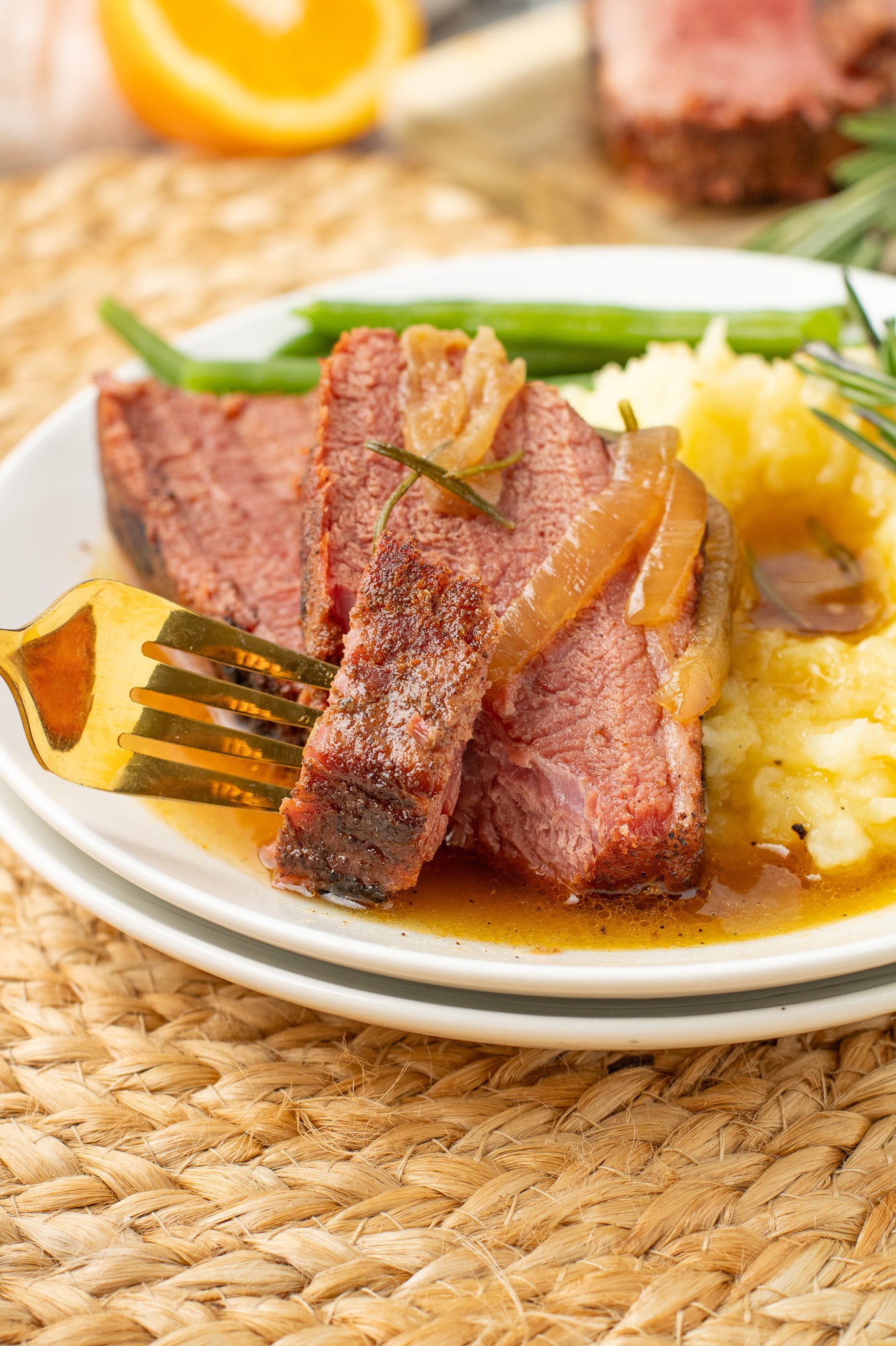 Maple Rosemary Corned Beef