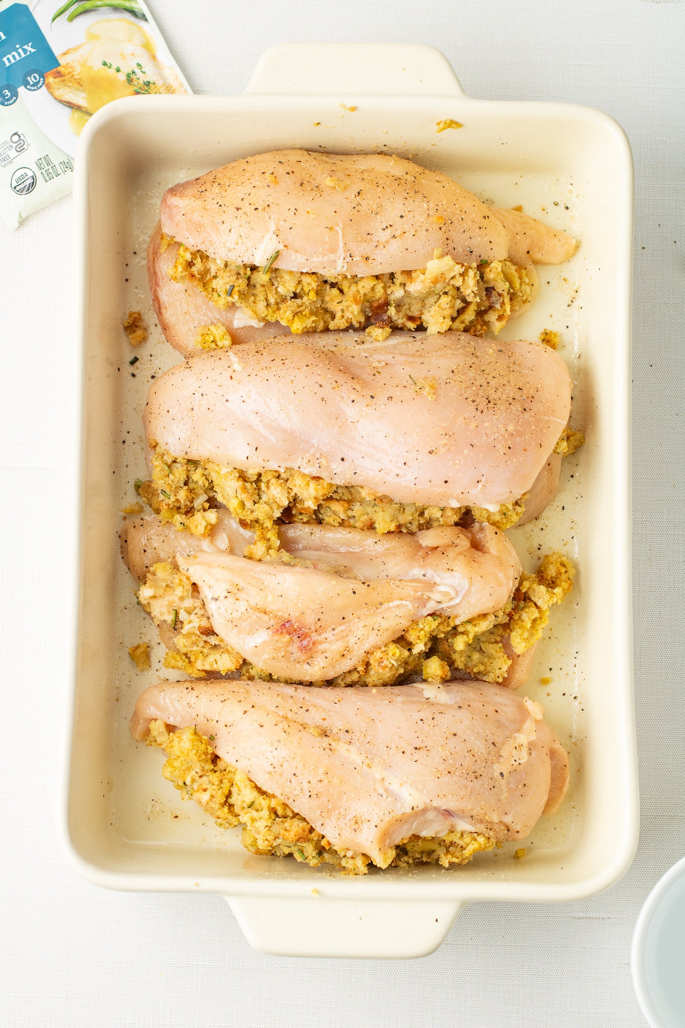 Rosemary Stuffing-Stuffed Chicken Breasts