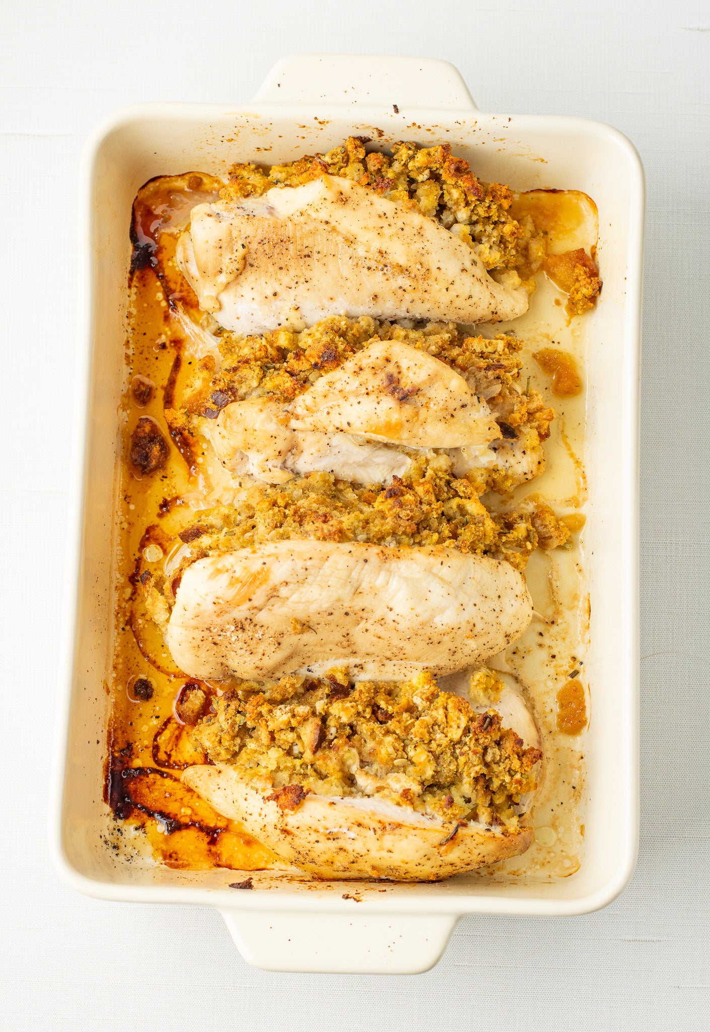 Rosemary Stuffing-Stuffed Chicken Breasts