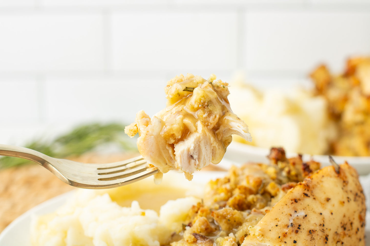 Rosemary Stuffing-Stuffed Chicken Breasts