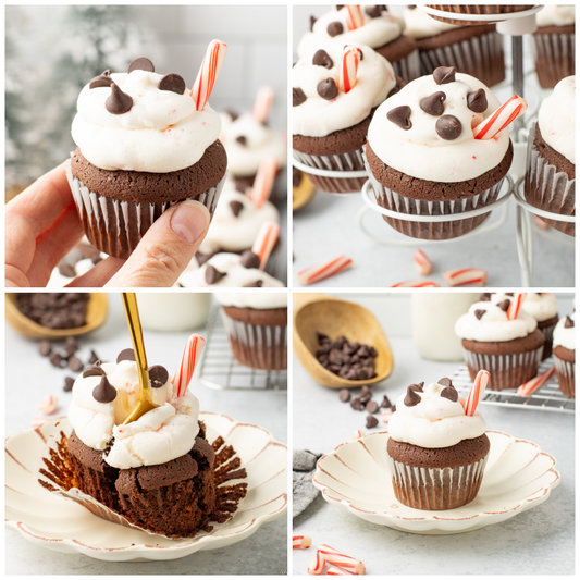 Peppermint Mocha Cupcakes