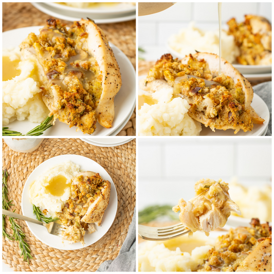 Rosemary Stuffing-Stuffed Chicken Breasts